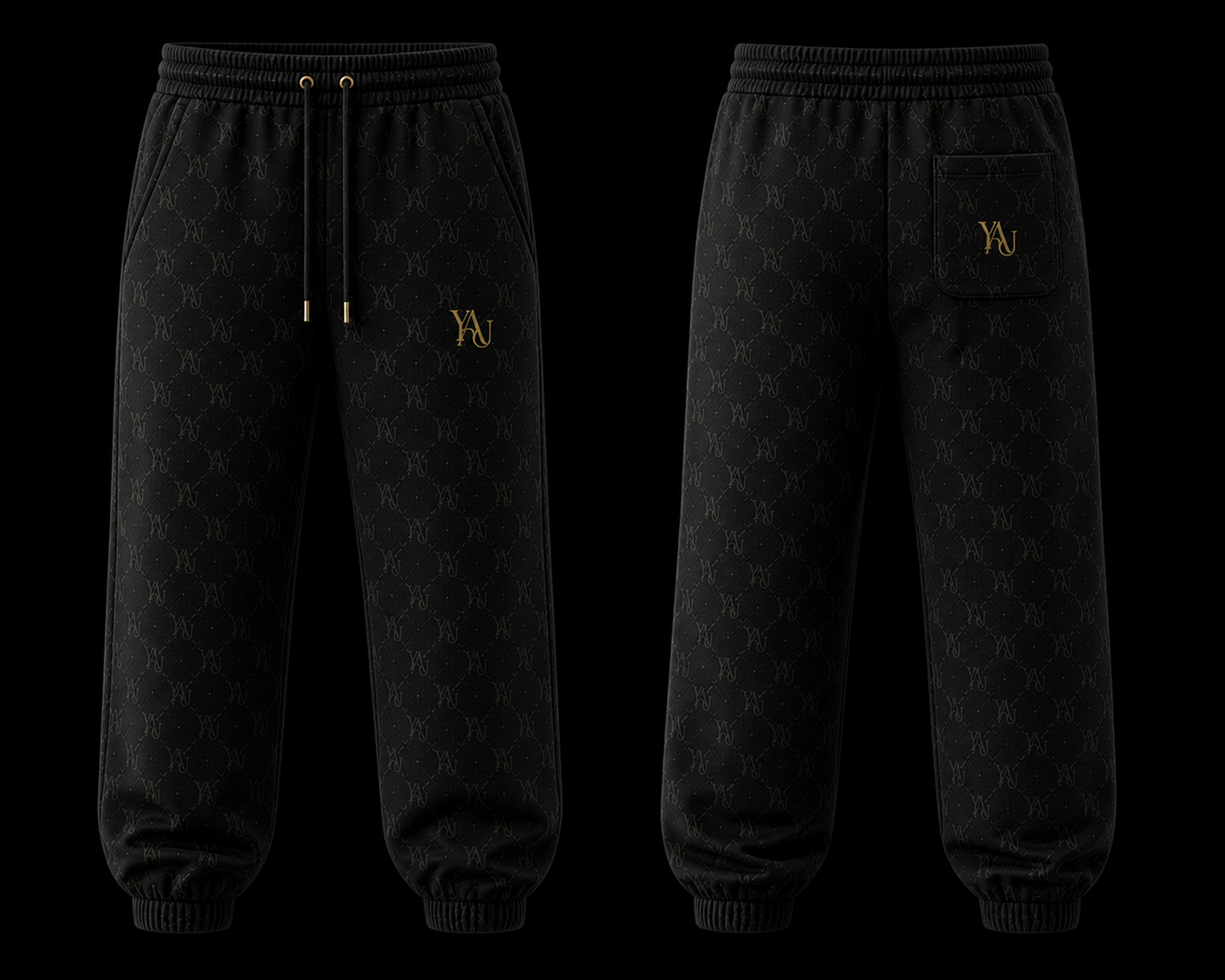 Y.A.U Monogram Joggers