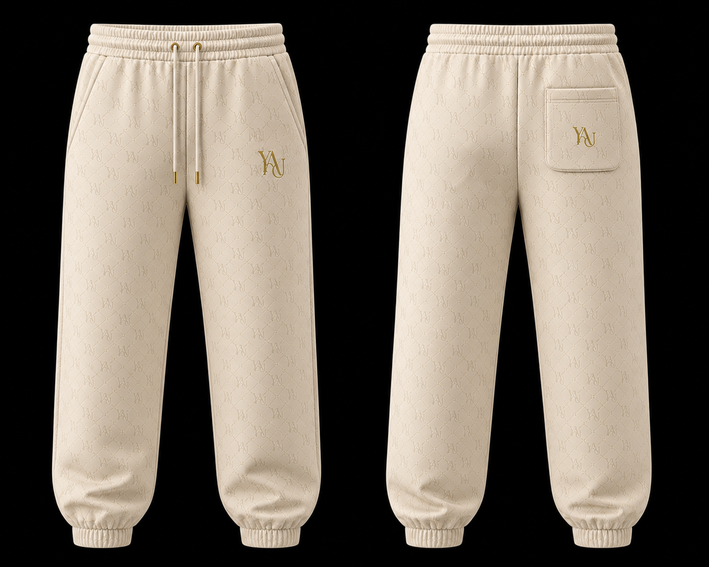 Y.A.U Monogram Joggers